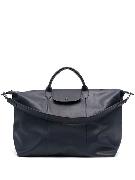 longchamp le pliage cuir travel bag